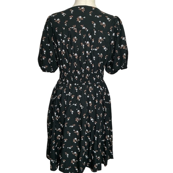 Madewell Petite Challis Sophia Mini Dress is Woodland Floral Size Small - Picture 6 of 15